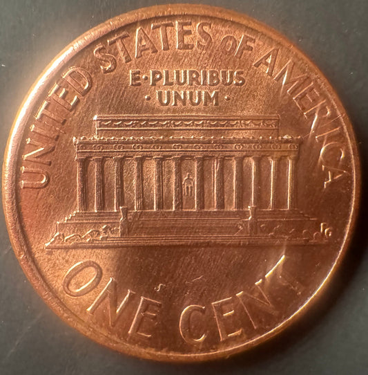 1991 (P) - Lincoln Cent with Die Crack