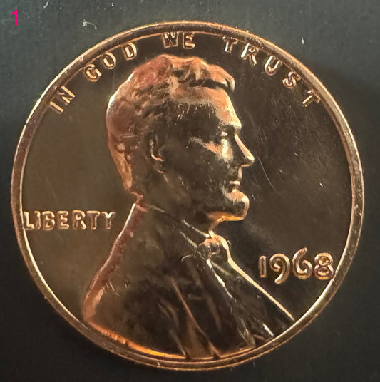 1968 (P) Lincoln Cent