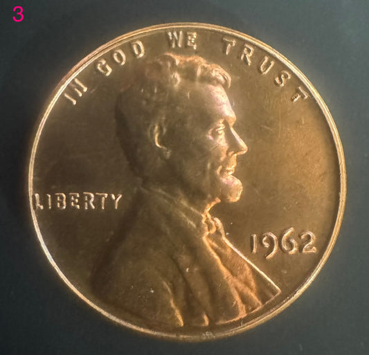 1962 (P) - Lincoln Cent